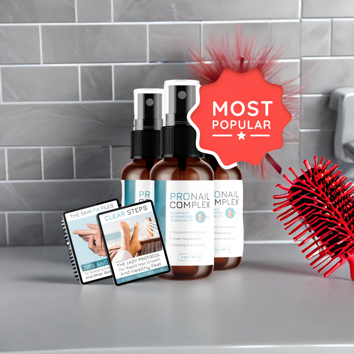 ProNail Complex - 3 Bottles + 2  Ebook